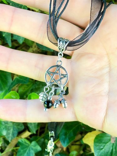 Nature Wytch Necklace with Black Onyx