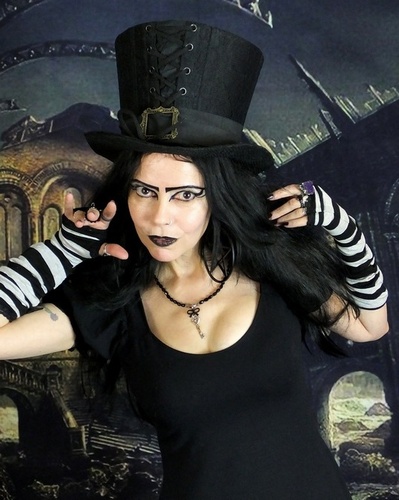 My Beautiful Gothic Key to My Heart adjustable necklace