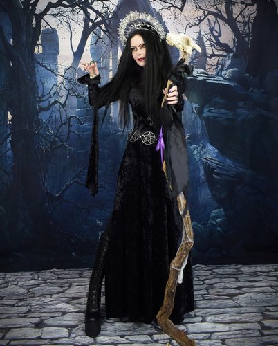 Velvet Morrigan Witch Dress