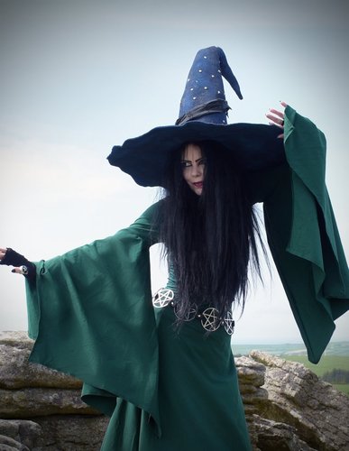 Midnight Sky Witch Hat