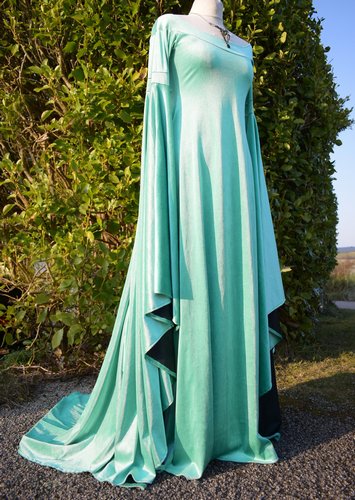 Custom Mint Green Celebrian Gown