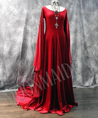 Fae of the Falls Gown in Spandex Velvet