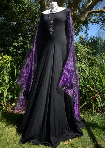 Fae of the Falls Gown - with Organza Sleeves!