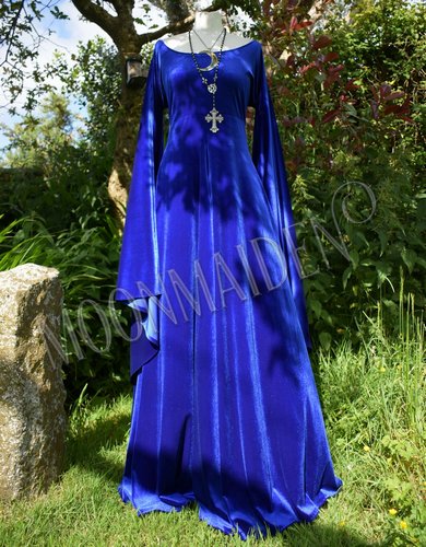 Starlight Fae of the Falls Gown - Electric Blue!
