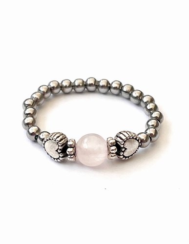 Rose Quartz Ring
