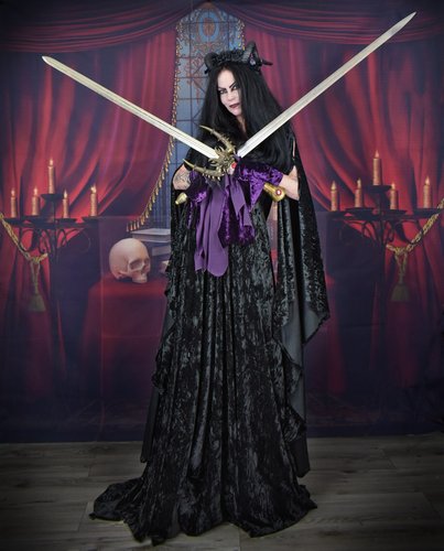 Raven of the Falls Gown