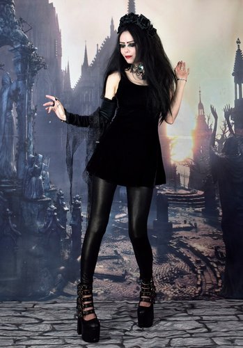 Little Black Widow Dress