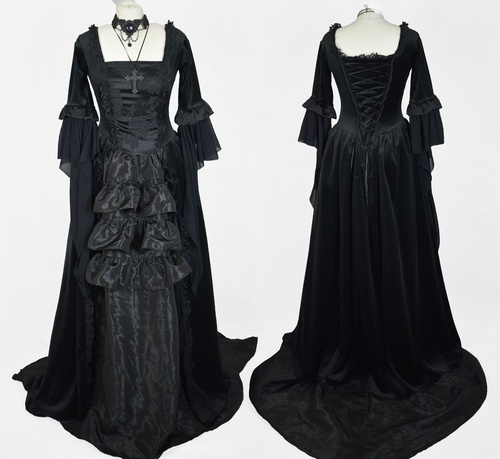 Princess Karma Gown - Bloodborne inspired goth dress by Moonmaiden Gothic  Clothing