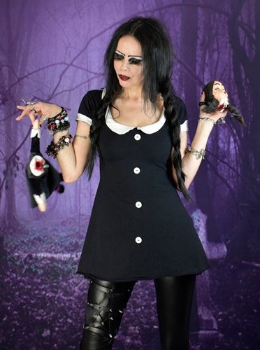 Widow Wednesday Addams Minidress