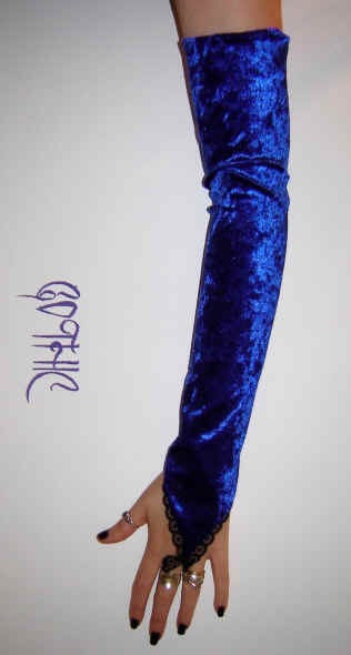 Handless Velvet Gloves