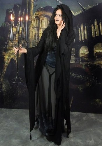 Grey Lady Lily Munster Shroud