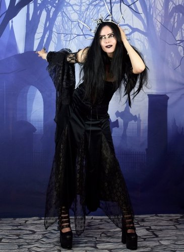 Wiccan Steam and Lace Insert Skirt