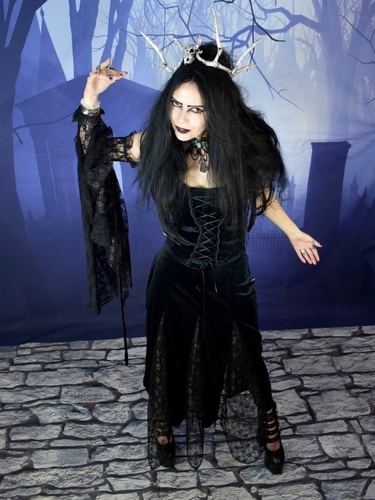 Wiccan Steam and Lace Insert Skirt