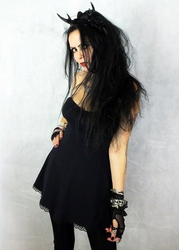 Little Black Raven Mini Dress