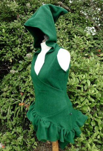 Aela Minidress in Forest Fleece