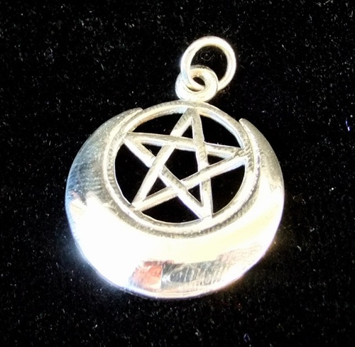 Lunar Pentagram Pendant - SALE