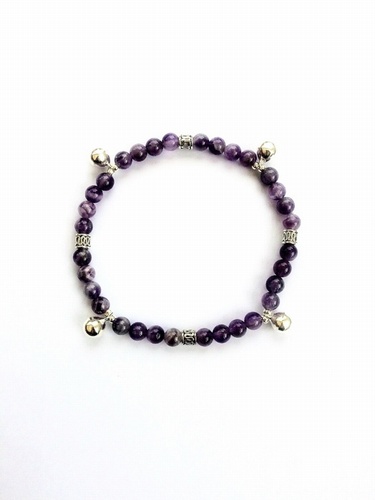 Amethyst& Bells Anklet
