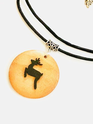 My Beautiful Gothic Stag Necklace