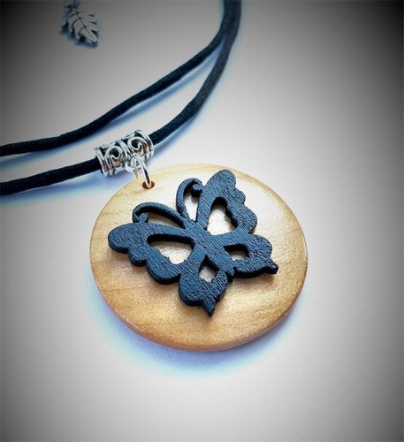 My Beautiful Gothic Butterfly Necklace