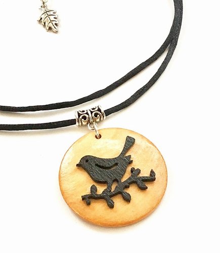 My Beautiful Gothic Bird Necklace